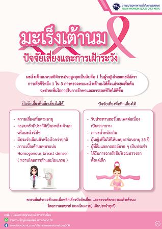 มะเร็งเต้านม ปัจจัยเสี่ยงและการเฝ้าระวัง